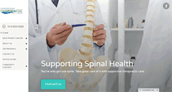 Desktop Screenshot of chiropractorspringlake.com